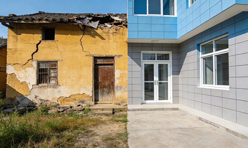 廣州舊房重建、危房重建全包就找廣東華商建設，一站式原址重建省心落地